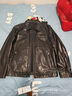 凱撒（KAISER）真皮皮衣男士翻領(lǐng)牛皮秋冬百搭中青年機車(chē)皮夾克外套上衣 曬單實(shí)拍圖