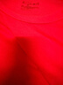 MUJI女式棉冬季U領(lǐng)八分袖T恤女士女款純棉女裝上衣肌底衣秋衣保暖內衣 紅色 XL (165/92A) 曬單實(shí)拍圖
