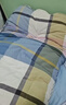 無(wú)印良品新疆棉花被子棉被可拆洗被芯+被套春秋被單人宿舍加厚保暖冬被褥 英倫藍格【可拆洗新疆棉花被】 150x200cm【純棉被套+6斤棉被】 曬單實(shí)拍圖