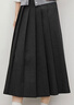 紅袖學(xué)院風(fēng)百褶裙2025冬季新款女裝高端精致百搭顯瘦A字中長(cháng)半身裙 深灰080 S 曬單實(shí)拍圖