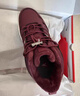 足力健老人鞋冬季新品加厚加絨雪地靴保暖鞋25932018J 女 酒紅 39 曬單實(shí)拍圖