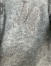 香影灰色蝴蝶毛衣女2026春裝新款重工刺繡新年氛圍感含羊毛針織衫 淺灰 上衣 XL 170/92A/125-140斤 曬單實(shí)拍圖