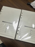 旭辰文具活頁(yè)內芯筆記本A5 80克紙張1本加厚6孔橫線(xiàn)內頁(yè)（100張200頁(yè)） 活頁(yè)紙本可拆卸替芯記錄本 曬單實(shí)拍圖