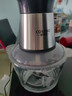 【廚事幫】絞肉機玻璃款家用電動(dòng)多功能小型絞餡絞菜機切碎機蒜蓉料理機 2L 玻璃杯（2套刀） 曬單實(shí)拍圖