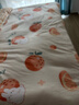 無(wú)印良品A類(lèi)100%純棉被套單件 全棉床上用品被罩200*230cm 元氣橙橙 曬單實(shí)拍圖