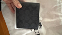 蔻馳（COACH）【官方授權店】coach奢侈品奧萊經(jīng)典老花短款錢(qián)包黑色送男友禮物 CW380CQBK黑色 曬單實(shí)拍圖