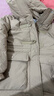 香影中長款大毛領羽絨服女2025冬季新款韓系寬松面包服卡其色外套 卡其色 M 曬單實拍圖