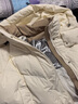 韻動(dòng)犸高端品牌新款黑色羽絨服女短款冬季短小韓版加厚外套小個(gè)子夾克 美拉德白【新國標90白鴨絨】 M （110-130斤） 曬單實(shí)拍圖