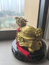 黃銅龍龜風(fēng)水擺件聚寶八卦龍龜龍頭龜銅金錢(qián)龜辦公室家用客廳 長(cháng)25cm八卦銅龍龜【送底座 五帝錢(qián)】 曬單實(shí)拍圖