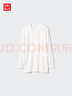 優(yōu)衣庫男裝HEATTECH圓領(lǐng)T恤9分袖保暖衣秋衣內衣479428 486842 479428/00白色 M 曬單實(shí)拍圖