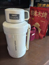 摩飛電器（Morphyrichards）電熱水壺便攜式燒水壺旅行熱水壺燒水杯真空保溫壺不銹鋼保溫瓶大容量戶(hù)外 MR6061 1L 椰奶白 曬單實(shí)拍圖