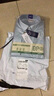 200支四股DP成衣免燙男士長(cháng)袖襯衫高檔純棉商務(wù)職業(yè)抗皺襯衣批發(fā) 淺綠色 條紋 8200-12 41 曬單實(shí)拍圖