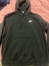 耐克(NIKE)男冬季連帽衛衣 加絨保暖 休閑運動(dòng) BV2655-010黑 XL 曬單實(shí)拍圖