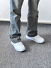 李寧板鞋男鞋春夏季低幫厚底增高小白鞋滑板鞋潮流百搭透氣休閑運動(dòng)鞋 【浮舟】標準白(419款)-1 42 曬單實(shí)拍圖