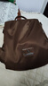 袋鼠袋鼠防盜包包2025新款女包時(shí)尚休閑百搭多功能雙肩包背包 咖啡色(送手包禮袋) 曬單實(shí)拍圖