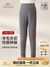 英氏（YEEHOO）【校服神器】?jì)和Ｅ澞信鄬蛹雍癖Ｅ俅顑却顚W(xué)生打底褲 灰色褲子【五層加厚】 110 曬單實(shí)拍圖