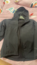 探路者【峰行】軟殼衣戶(hù)外徒步登山服防風(fēng)防潑水通勤春秋季夾克連帽外套 【厚絨款】黑色- TAEEBN91818（建議拍大一碼） L 曬單實(shí)拍圖