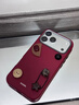 素洛適用蘋(píng)果17promax手機殼秋冬紅色立體紐扣掛件iPhone16pro韓系創(chuàng  )意簡(jiǎn)約15高顏值時(shí)尚14大孔保護套 紅色皮紋星星吊墜 iPhone 17 Pro Max 曬單實(shí)拍圖