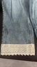 UR2025秋季新款女裝復古休閑蕾絲花邊闊腿牛仔長(cháng)褲UYL850116 曬單實(shí)拍圖