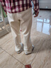 真維斯（Jeanswest）褲子冬季女窄版加絨闊腿褲2025冬季新款休閑褲直筒百搭小個(gè)子褲子 曬單實(shí)拍圖