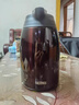 膳魔師（THERMOS）保溫壺真空保溫水壺熱水瓶大容量THV-2000-CBW咖色2L送禮新年禮物 曬單實(shí)拍圖