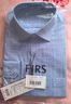 杉杉（FIRS）長(cháng)袖襯衫男格子休閑襯衣中青年商務(wù)正裝免燙襯衫 2004藍色 41  曬單實(shí)拍圖