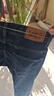 Lee25新品726標準中腰直筒丹寧回潮中藍色男牛仔褲 曬單實(shí)拍圖