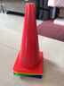 狂神籃球訓練標志桶障礙物路障 足球訓練錐筒雪糕筒輪滑樁 32cm【5個(gè)裝】 曬單實(shí)拍圖