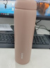 蘇泊爾（SUPOR）保溫杯316L不銹鋼學(xué)生水杯女戶(hù)外便攜泡茶杯車(chē)載杯子生日禮物粉 曬單實(shí)拍圖
