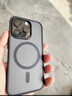摯衛士【膚感磁吸】適用蘋(píng)果13手機殼iPhone13保護套magsafe磁吸無(wú)線(xiàn)充電超薄防摔親膚磨砂半透 午夜黑 曬單實(shí)拍圖