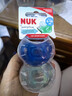 NUK德國全硅膠藍/綠色安撫奶嘴6-18個(gè)月2個(gè)裝嬰兒牙膠防脹氣防齙牙 曬單實(shí)拍圖