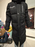 雪中飛秋冬東方簡(jiǎn)奢風(fēng)時(shí)尚休閑舒適廓形男士“H”版型印花立領(lǐng)連帽羽絨 曬單實(shí)拍圖