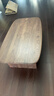 賴(lài)氏家具 LAI SHI FURNITURE北美黑胡桃木實(shí)木茶幾客廳實(shí)木茶幾簡(jiǎn)約茶臺實(shí)木茶幾茶桌茶臺桌子 賴(lài)氏家具黑胡桃實(shí)木茶幾 曬單實(shí)拍圖