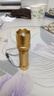 led手電筒強光usb充電超亮遠射小迷你便攜多功能家用燈 充電式（升級3600）大容量土豪金 曬單實(shí)拍圖