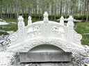 吉品帝石雕花崗巖景觀(guān)石橋庭院園林中式大理石拱橋日式景觀(guān)小橋流水造景 單橋體60cm長(cháng) 曬單實(shí)拍圖
