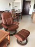 思特萊斯（Stressless）領(lǐng)事沙發(fā)椅客廳單人真皮沙發(fā)懶人椅挪威躺椅進(jìn)口休閑椅 麥芽棕 曬單實(shí)拍圖