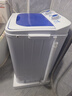 長(cháng)虹單桶洗衣機全半自動(dòng)小型迷你洗脫一體內衣褲洗襪子神器母嬰兒童學(xué)生宿舍出租房洗衣機藍光抑菌 藍色7.2KG+藍光抑菌+強勁電機 曬單實(shí)拍圖