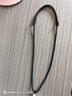 悅目手工編織高檔和田玉項鏈掛繩玉墜吊墜掛件繩子項鏈玉石男女款粗細 3.5mm黑色-調節款 曬單實(shí)拍圖