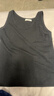 三只小山羊【大U領(lǐng)極簡(jiǎn)背心】純羊絨打底 內搭上衣春季背心羊絨衫新款高級感 黑色 XL 曬單實(shí)拍圖