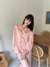 族瑪士純棉睡衣女2026新款A類(lèi)全棉春秋季長(cháng)袖刺繡復古可外穿家居服套裝 S85100#長(cháng)袖長(cháng)褲-漫山櫻 M 【建議80-120斤穿】尺碼偏大 曬單實(shí)拍圖
