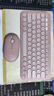 羅技（Logitech）時(shí)尚系列 PEBBLE 2 COMBO鍵鼠套裝 無(wú)線(xiàn)鍵鼠套裝 雙模連接 自定義按鍵 三臺設備配對 云霞粉 曬單實(shí)拍圖