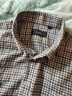 杉杉【純棉磨毛】格子襯衫男長(cháng)袖中老年商務(wù)休閑襯衣 藍棕格 40 曬單實(shí)拍圖