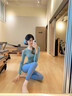 LULUIOWCN瑜伽服女2026新款修身專(zhuān)業(yè)普拉提上衣訓練服高級健身套裝長(cháng)袖套裝 薄荷藍上衣 【熱銷(xiāo)色】 S 【推薦90斤-100斤】 曬單實(shí)拍圖