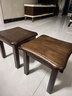 家逸實(shí)木小凳子沙發(fā)凳幾凳客廳換鞋凳簡(jiǎn)約小板凳辦公室腳踏凳 曬單實(shí)拍圖