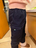 雅鹿2025新款兒童羽絨褲男童女童寶寶加厚中大童冬季保暖洋氣外穿褲子 藏青 160 曬單實(shí)拍圖