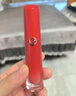 阿瑪尼紅管水唇紗唇釉#400絕對正紅素顏顯白口紅不沾杯潤唇膏新年禮物 曬單實(shí)拍圖