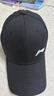 李寧（LI-NING）李寧新款春秋冬防曬遮陽(yáng)棒球帽男女戶(hù)外休閑登山釣魚(yú)鴨舌帽潮團購 LN黑色WZM 升級純棉版 卡扣調節大小52-64cm 曬單實(shí)拍圖