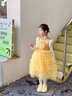 G.duck小黃鴨童裝公主裙女童連衣裙冬季新中式蛋糕裙兒童裙子加絨拜年服 粉色 140 建議9~10歲【130-140cm】cm 曬單實(shí)拍圖