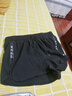 匹克泳褲男泳衣男防尷尬速干寬松平角沙灘褲雙層溫泉海邊度假黑2XL 曬單實(shí)拍圖