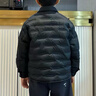 Lee兒童羽絨服冬款三防90白鴨絨男童中大童連帽保暖防風(fēng)外套 烏黑色 160 +含絨量90g 曬單實(shí)拍圖